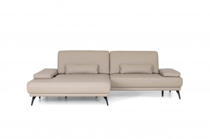 Studio Sofa 001 von JOOP! - Ledersofa Ausführung links pearl