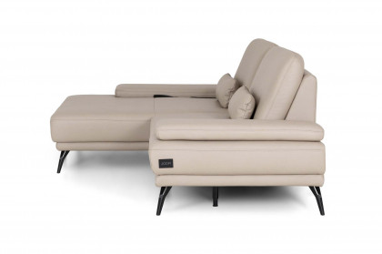 Studio Sofa 001 von JOOP! - Ledersofa Ausführung links pearl