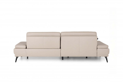 Studio Sofa 001 von JOOP! - Ledersofa Ausführung links pearl