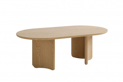 Troms von SCHÖNER WOHNEN - Couchtisch Eichenfurnier/ bianco lackiert