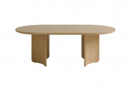 Troms von SCHÖNER WOHNEN - Couchtisch Eichenfurnier/ bianco lackiert