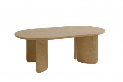 Troms von SCHÖNER WOHNEN - Couchtisch Eichenfurnier/ bianco lackiert