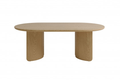 Troms von SCHÖNER WOHNEN - Couchtisch Eichenfurnier/ bianco lackiert