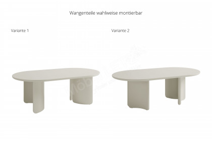 Troms von SCHÖNER WOHNEN - Couchtisch in Seidengrau