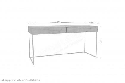 Kanto von Musterring - Homeofficetisch in Asteiche/ cashmere