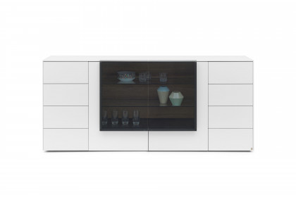 Q-Media 2.0 von Musterring - Sideboard 092 Lack weiß