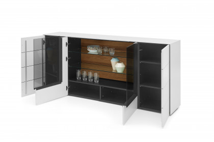 Q-Media 2.0 von Musterring - Sideboard 092 Lack weiß