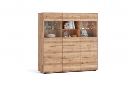 WZ-0663 von GK Möbelvertrieb - Highboard III aus Wildeiche