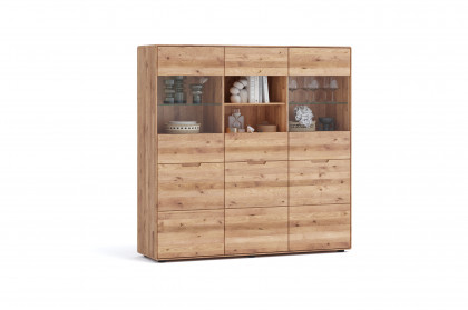 WZ-0663 von GK Möbelvertrieb - Highboard III aus Wildeiche