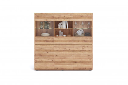 WZ-0663 von GK Möbelvertrieb - Highboard III aus Wildeiche