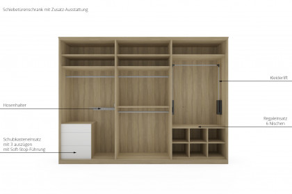 Achat Komfort von Priess - Jugendzimmer-Set mit Schwebetürenschrank