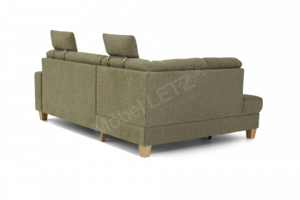 Varese XC von Sit & More - Eckgarnitur links olive