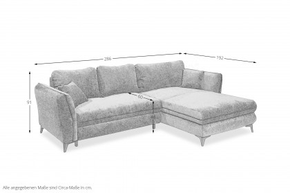Heyland von ED-Lifestyle - Ecksofa Ausführung rechts stone