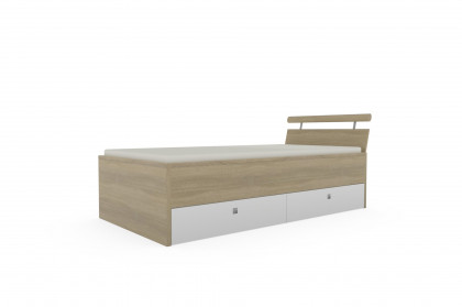 Riva von Priess - Jugendzimmer-Set - Sonoma Eiche/ Lichtweiß