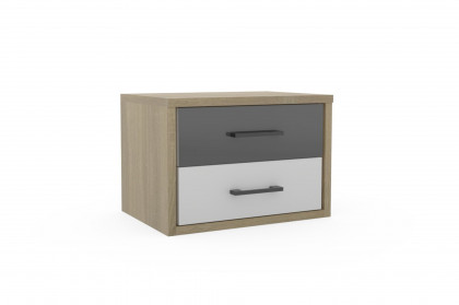 Riva von Priess - Jugendzimmer-Set - Sonoma Eiche/ Lichtweiß
