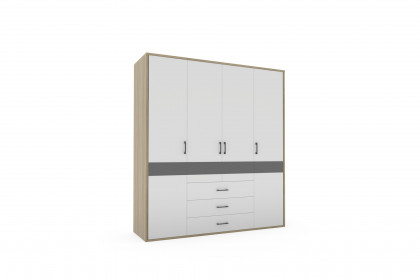 Riva von Priess - Jugendzimmer-Set - Sonoma Eiche/ Lichtweiß