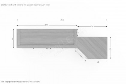 Riva von Priess - Jugendzimmer-Set - Sonoma Eiche/ Lichtweiß