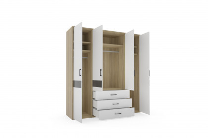 Riva von Priess - Jugendzimmer-Set - Sonoma Eiche/ Lichtweiß