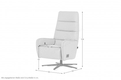Studio Armchair 001 von JOOP! - Relaxsessel pearl