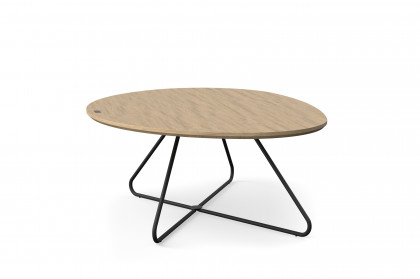 Studio Pebbles von JOOP! - Couchtisch in Eiche mit Rohrgestell