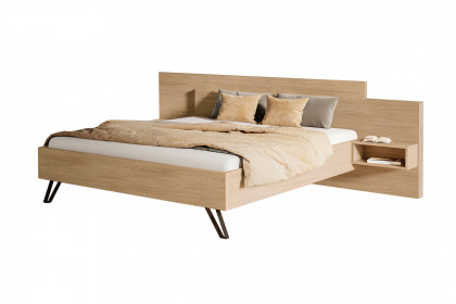 Meran von Schösswender - Doppelbett mit Nischen Casella Eiche hell