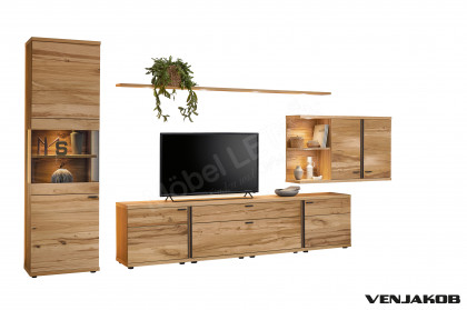 Plan X4 von Venjakob - Wohnwand X417 Eiche rustico hell
