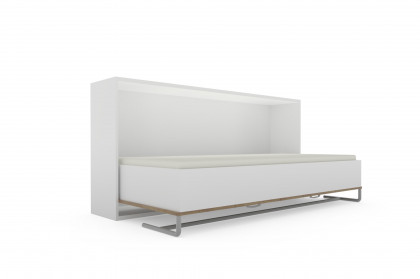 Riva von Priess - Schrankbett ca. 213 cm breit, Lichtweiß/ Artisan Eiche
