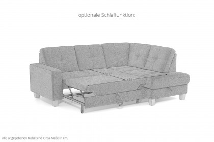 Varese XC von Sit & More - Eckgarnitur rechts olive