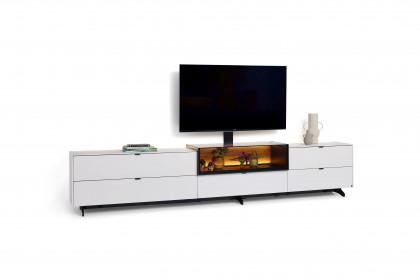 Q-Media 2.0 von Musterring - Lowboard 823 Lack weiß