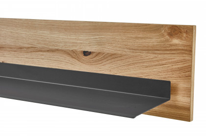 Olvera von IDEAL Möbel - Wandboard Asteiche mit Metallablageboden
