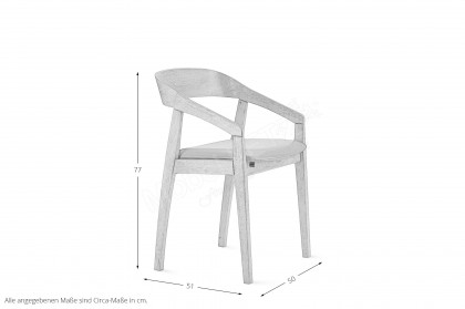 #828 Dining Chair von Skovby - Massivholzstuhl in Calvados