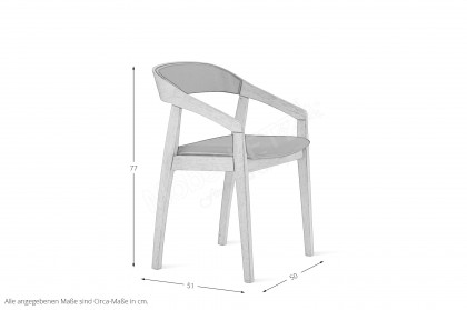 #829 Dining Chair von Skovby - Esszimmerstuhl Eiche massiv, natur geölt