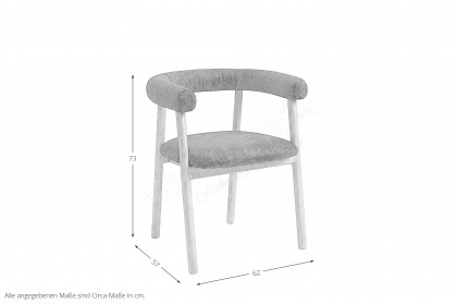 #846 Dining Chair von Skovby - Esszimmerstuhl in Eiche lackiert & Grün
