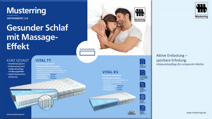 Orthomatic 2.0 von Musterring - Matratze Vital TT