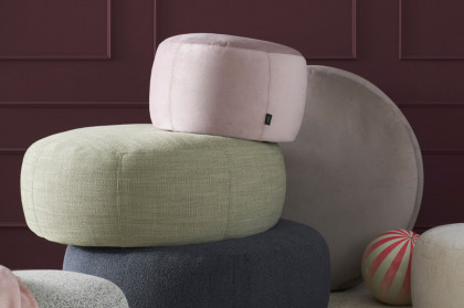Amelie von SCHÖNER WOHNEN - Hocker rosewood