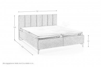 HU-PB26102 von Hukla - Polsterbett KT 25024 beige
