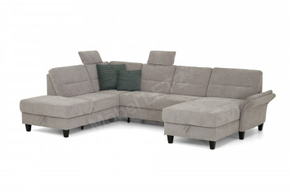 Westerland von Sit & More - Wohnlandschaft links light-grey