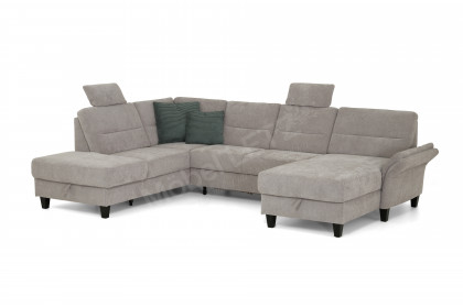 Westerland von Sit & More - Wohnlandschaft links light-grey