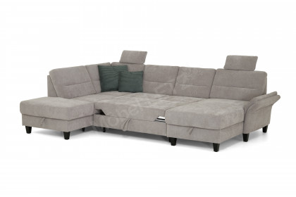 Westerland von Sit & More - Wohnlandschaft links light-grey