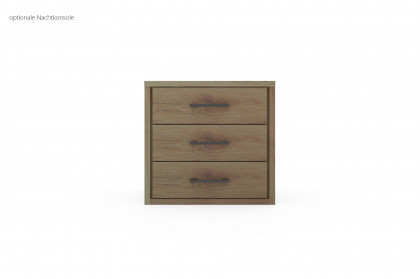 Riva von Priess - Einzelbett 90x200 cm in Artisan Eiche Nachbildung