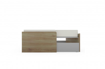 Riva von Priess - Einzelbett 90x200 cm in Artisan Eiche Nachbildung