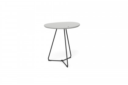 Studio Pebbles von JOOP! - Beistelltisch Lack Grau mit Rohrgestell