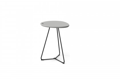 Studio Pebbles von JOOP! - Beistelltisch Lack Grau mit Rohrgestell