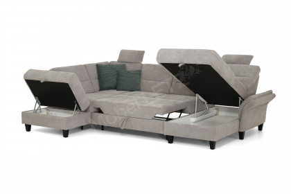 Westerland von Sit & More - Wohnlandschaft light-grey