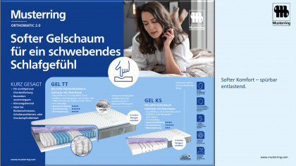 Orthomatic 2.0 von Musterring - Matratze Gel TT