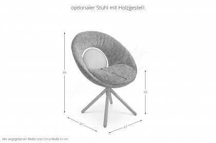 KOINOR T1057-1311 - Essgruppe in Avocado & Wildnussbaum