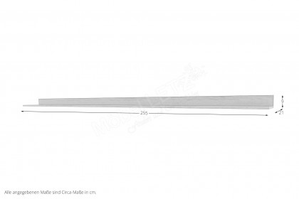 Kara-Frame von Musterring - Wandboard ca. 255 cm breit