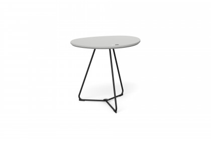Studio Pebbles von JOOP! - Beistelltisch Lack grau/ Rohrgestell