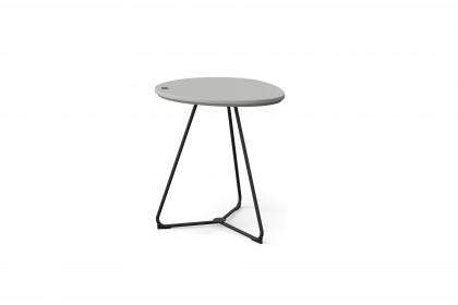 Studio Pebbles von JOOP! - Beistelltisch Lack grau/ Rohrgestell