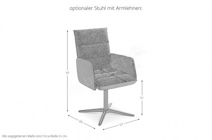 KOINOR T1035-1275 - Essgruppe Wildeiche geölt & Microfaser grün